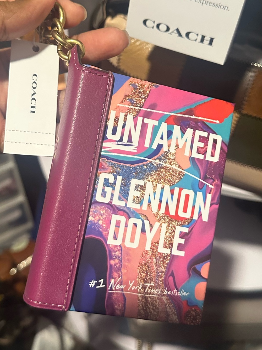 NWT Coach Untamed Book Charm